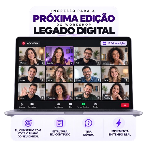 Ingresso para a próxima edição do Workshop Legado Digital